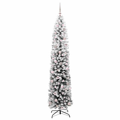 Albero di Natale artificiale con 300 LED Verde 210 cm