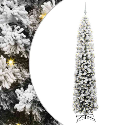 Albero di Natale artificiale con 300 LED Verde 210 cm