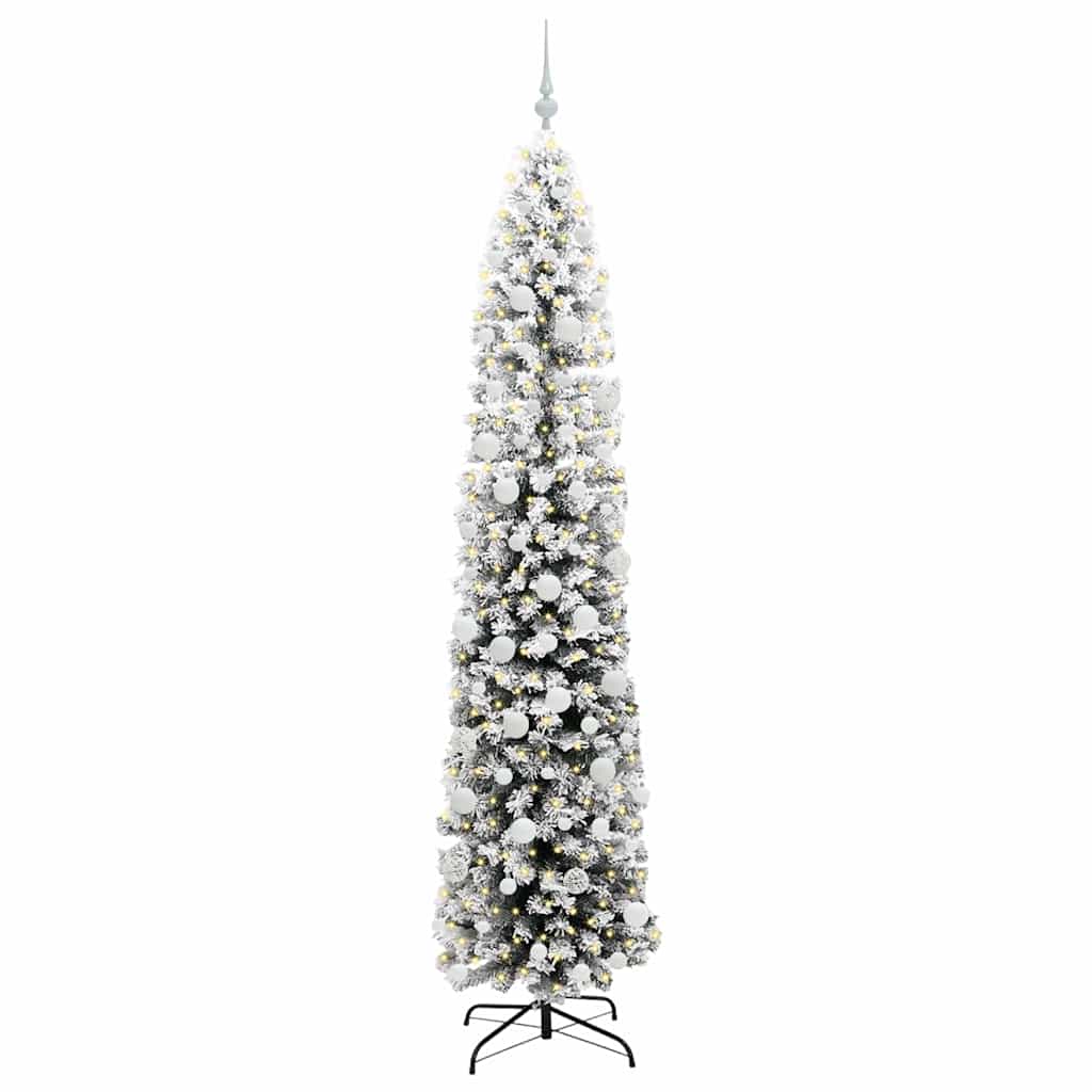 Albero di Natale artificiale con 300 LED Verde 210 cm