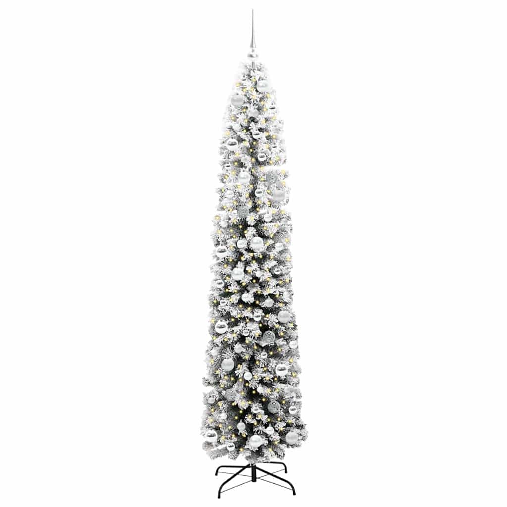 Albero di Natale artificiale con 300 LED Verde 210 cm