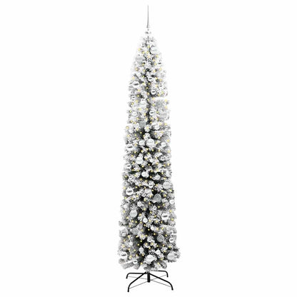 Albero di Natale artificiale con 300 LED Verde 210 cm