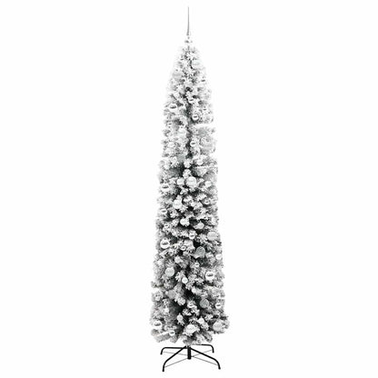 Albero di Natale artificiale con 300 LED Verde 210 cm