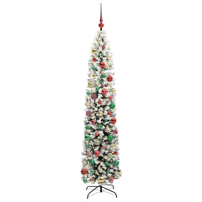 Albero di Natale artificiale con 300 LED Verde 210 cm