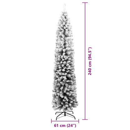 Albero di Natale artificiale con 300 LED Verde 240 cm
