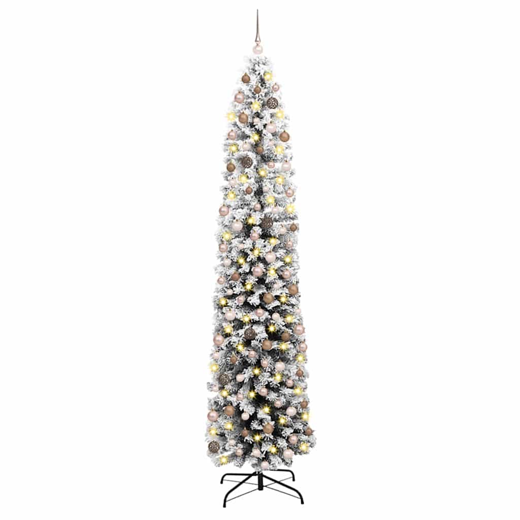Albero di Natale artificiale con 300 LED Verde 240 cm