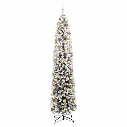 Albero di Natale artificiale con 300 LED Verde 240 cm