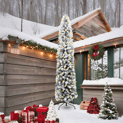 Albero di Natale artificiale con 300 LED Verde 240 cm