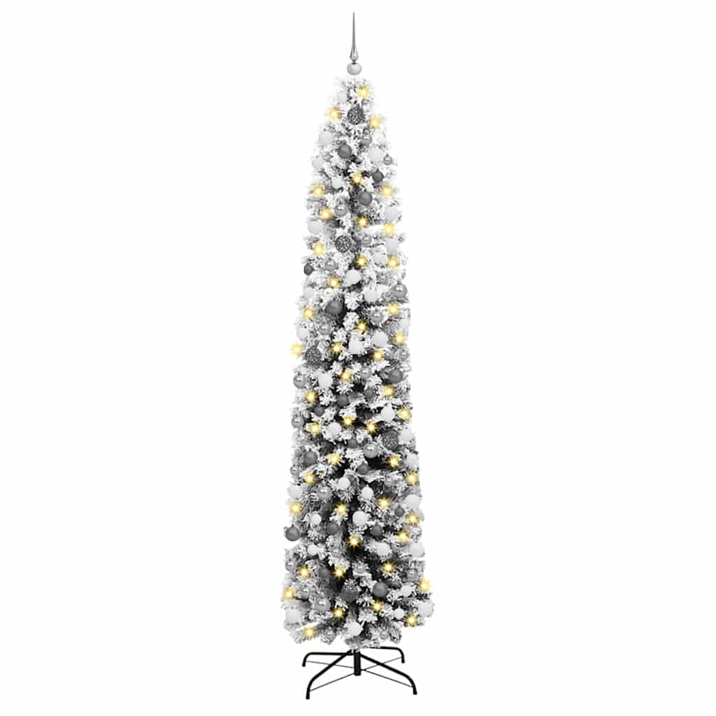 Albero di Natale artificiale con 300 LED Verde 240 cm