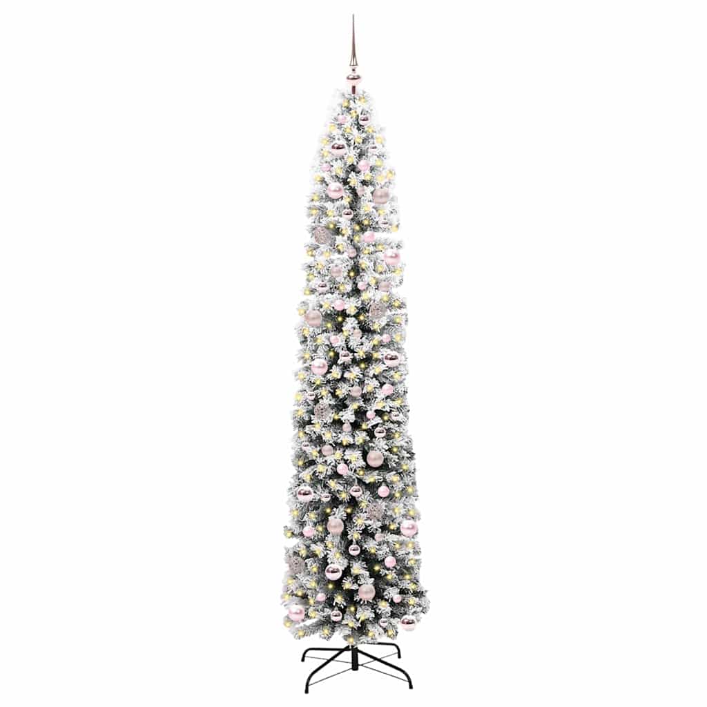 Albero di Natale artificiale con 300 LED Verde 240 cm