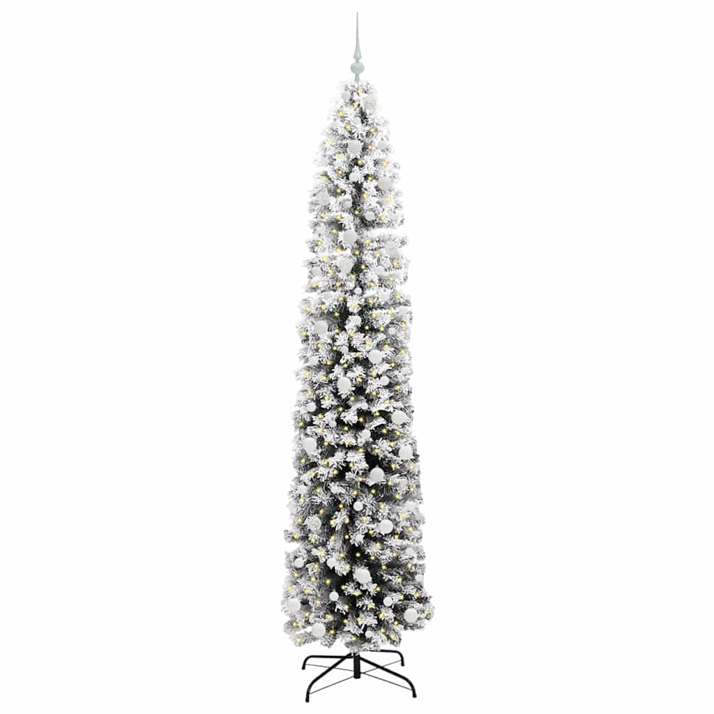 Albero di Natale artificiale con 300 LED Verde 240 cm