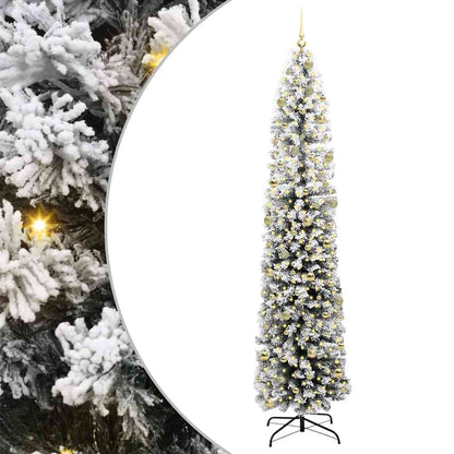 Albero di Natale artificiale con 300 LED Verde 240 cm