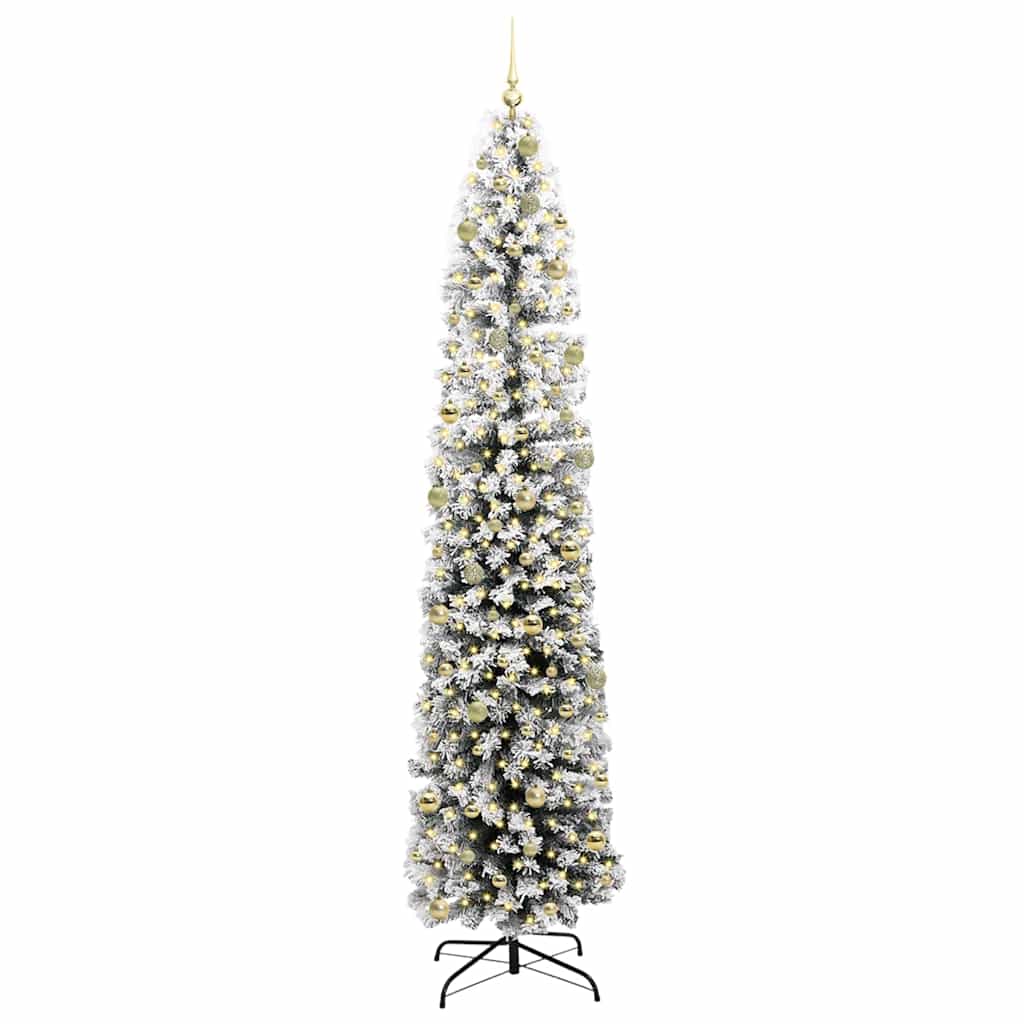 Albero di Natale artificiale con 300 LED Verde 240 cm