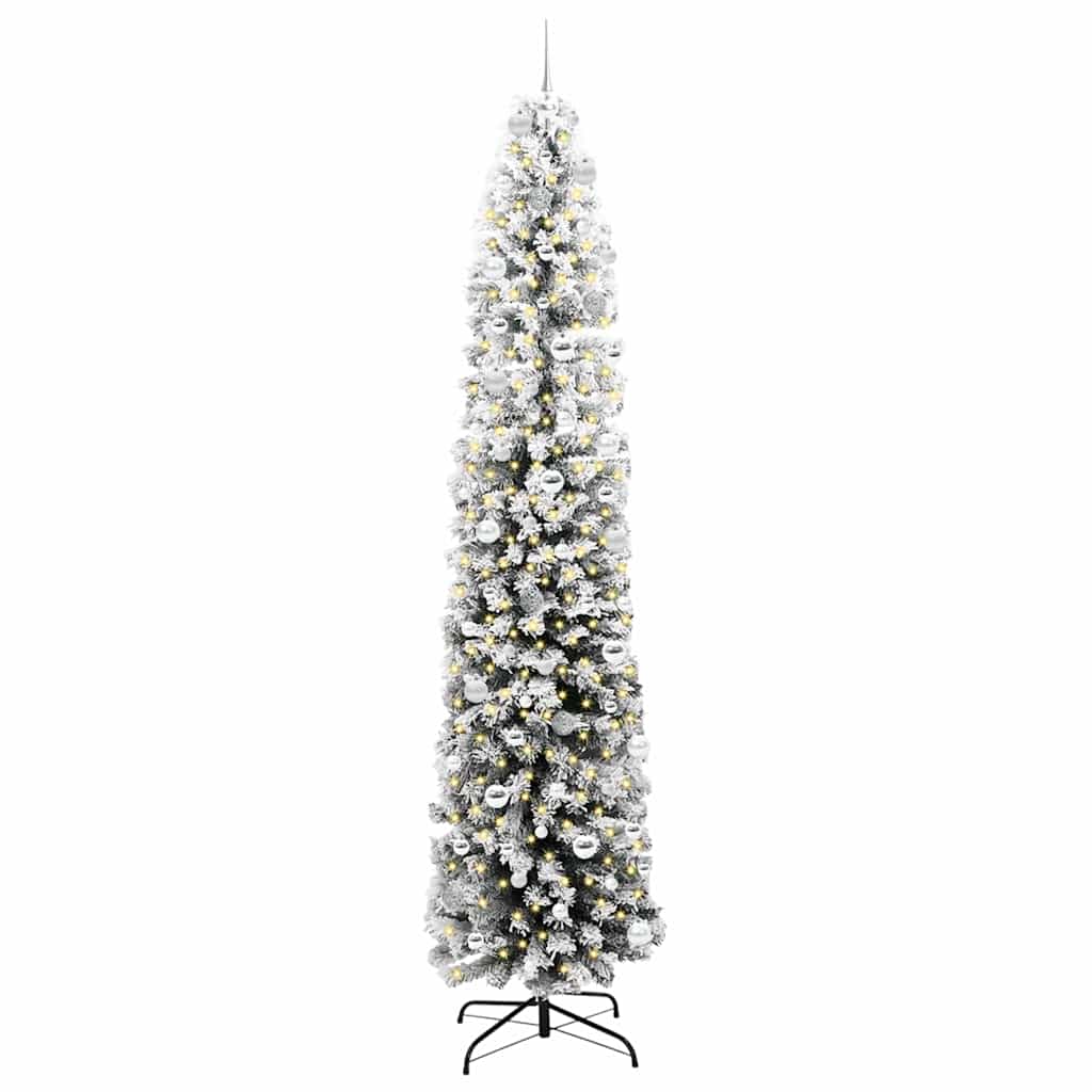 Albero di Natale artificiale con 300 LED Verde 240 cm