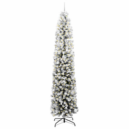 Albero di Natale artificiale con 300 LED Verde 240 cm