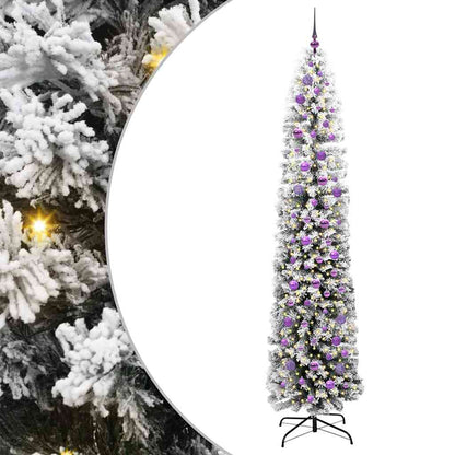Albero di Natale artificiale con 300 LED Verde 240 cm