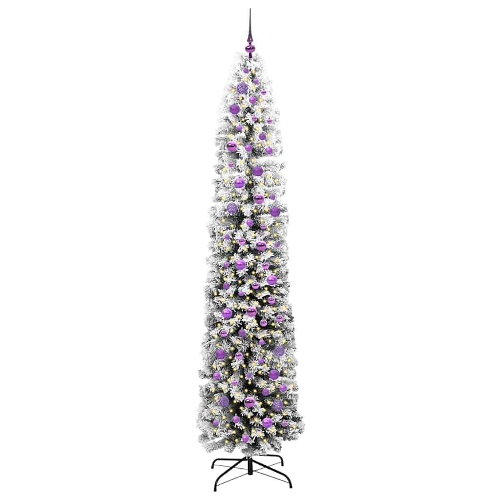 Albero di Natale artificiale con 300 LED Verde 240 cm