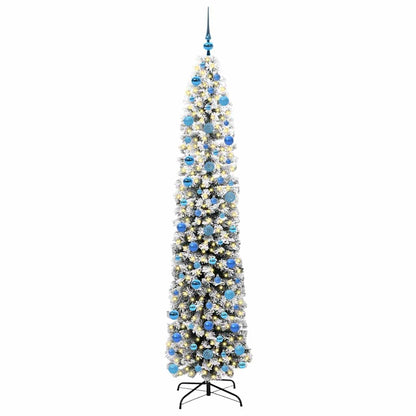 Albero di Natale artificiale con 300 LED Verde 240 cm