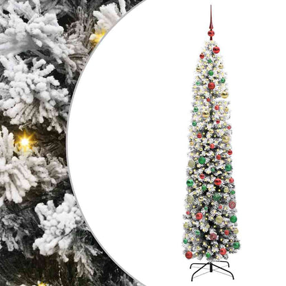 Albero di Natale artificiale con 300 LED Verde 240 cm