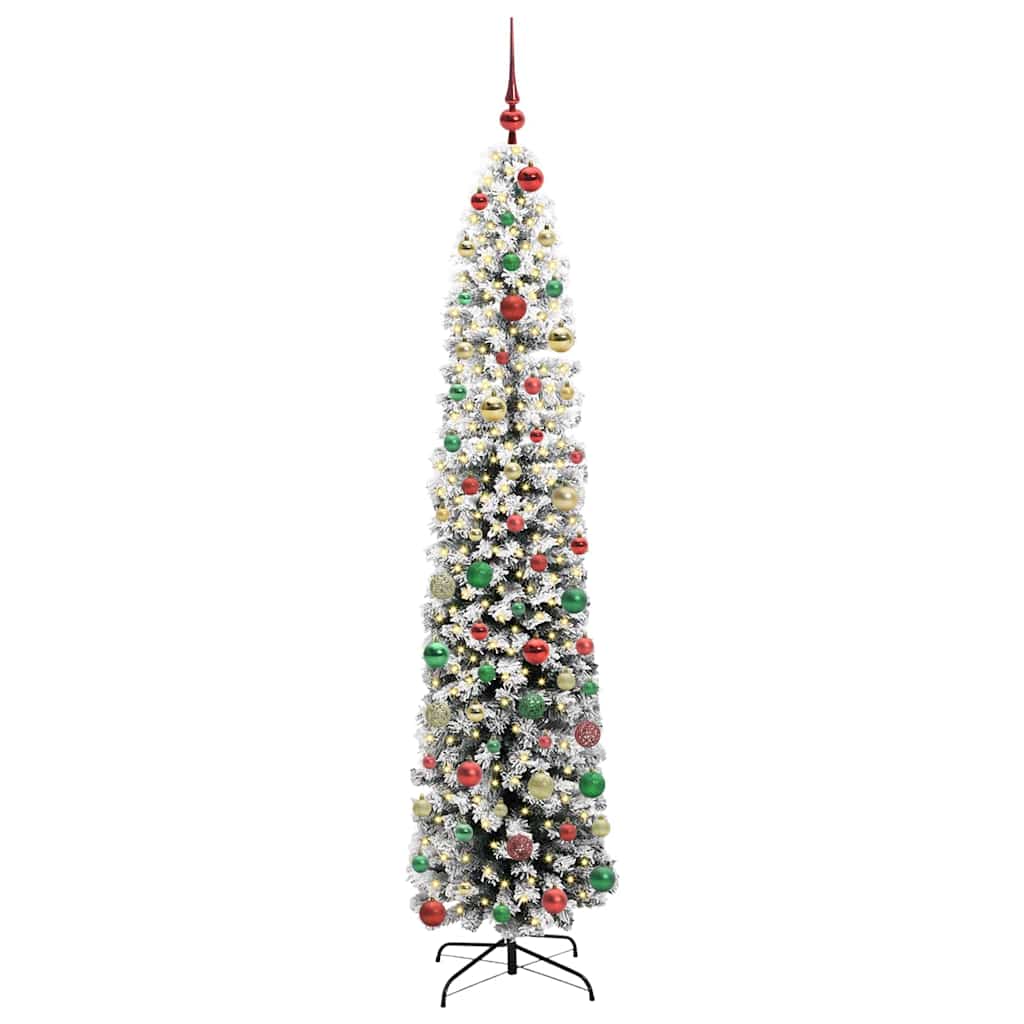 Albero di Natale artificiale con 300 LED Verde 240 cm