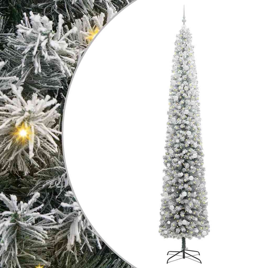 Albero di Natale artificiale con 300 LED Verde 270 cm