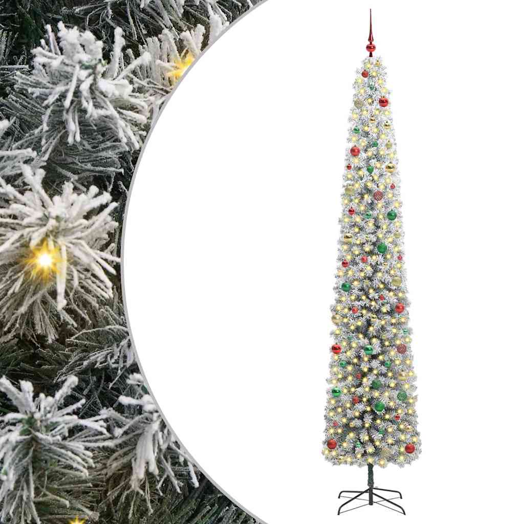 Albero di Natale artificiale con 300 LED Verde 270 cm