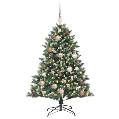 Albero di Natale artificiale con 150 LED Verde 85 x 85 x 120 cm