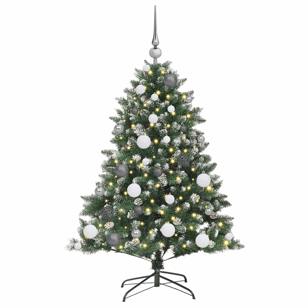 Albero di Natale artificiale con 150 LED Verde 85 x 85 x 120 cm
