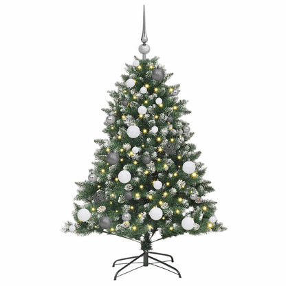 Albero di Natale artificiale con 150 LED Verde 85 x 85 x 120 cm