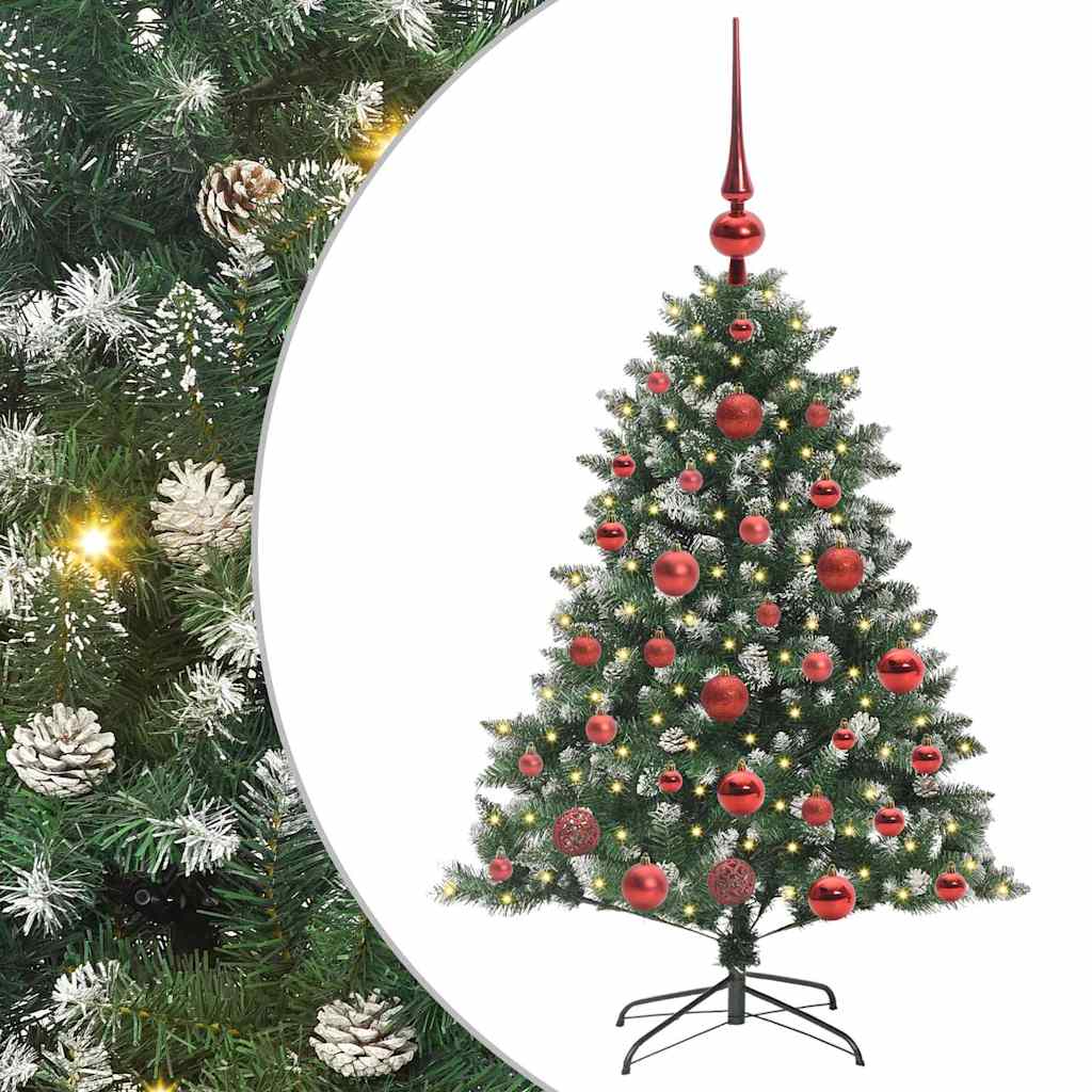 Albero di Natale artificiale con 150 LED Verde 85 x 85 x 120 cm