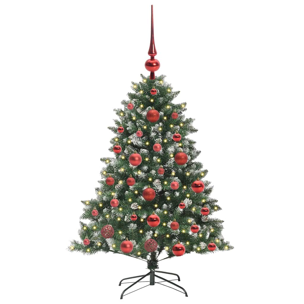 Albero di Natale artificiale con 150 LED Verde 85 x 85 x 120 cm