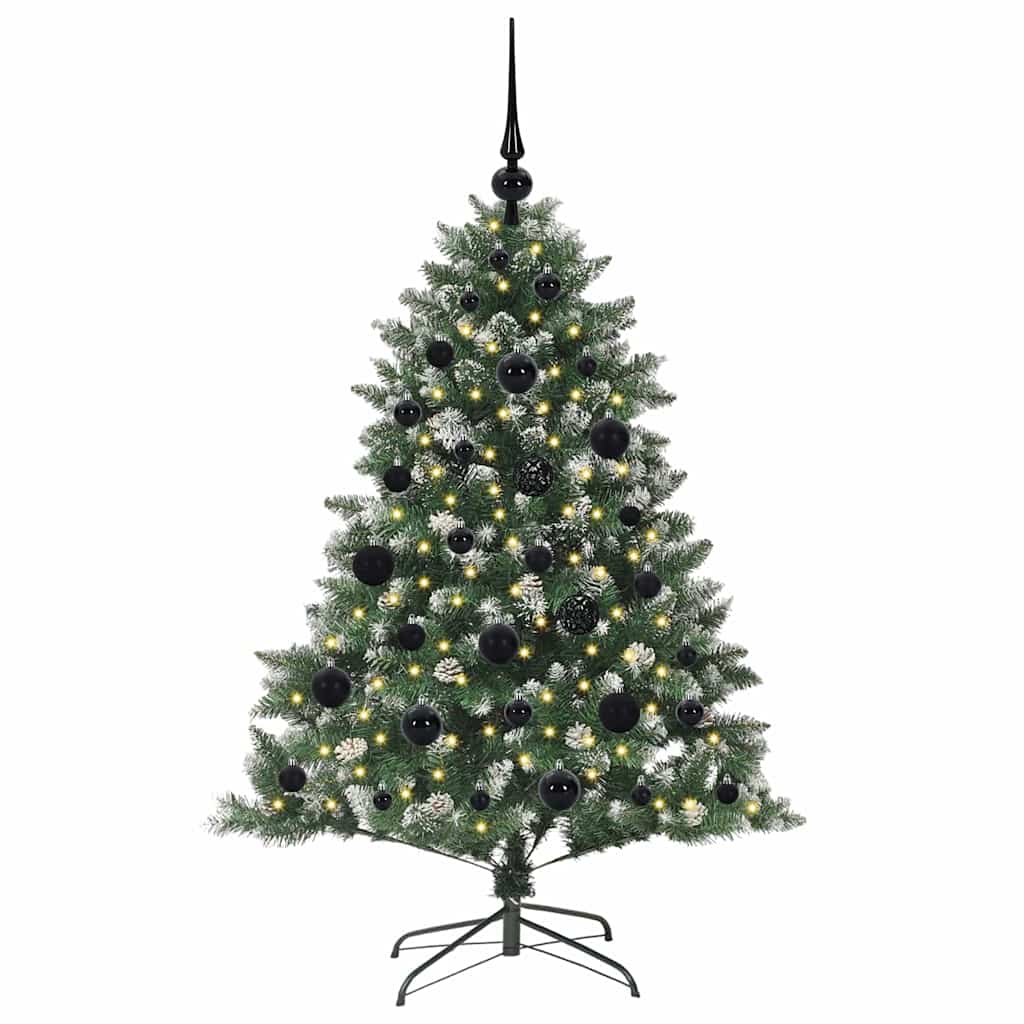 Albero di Natale artificiale con 150 LED Verde 85 x 85 x 120 cm