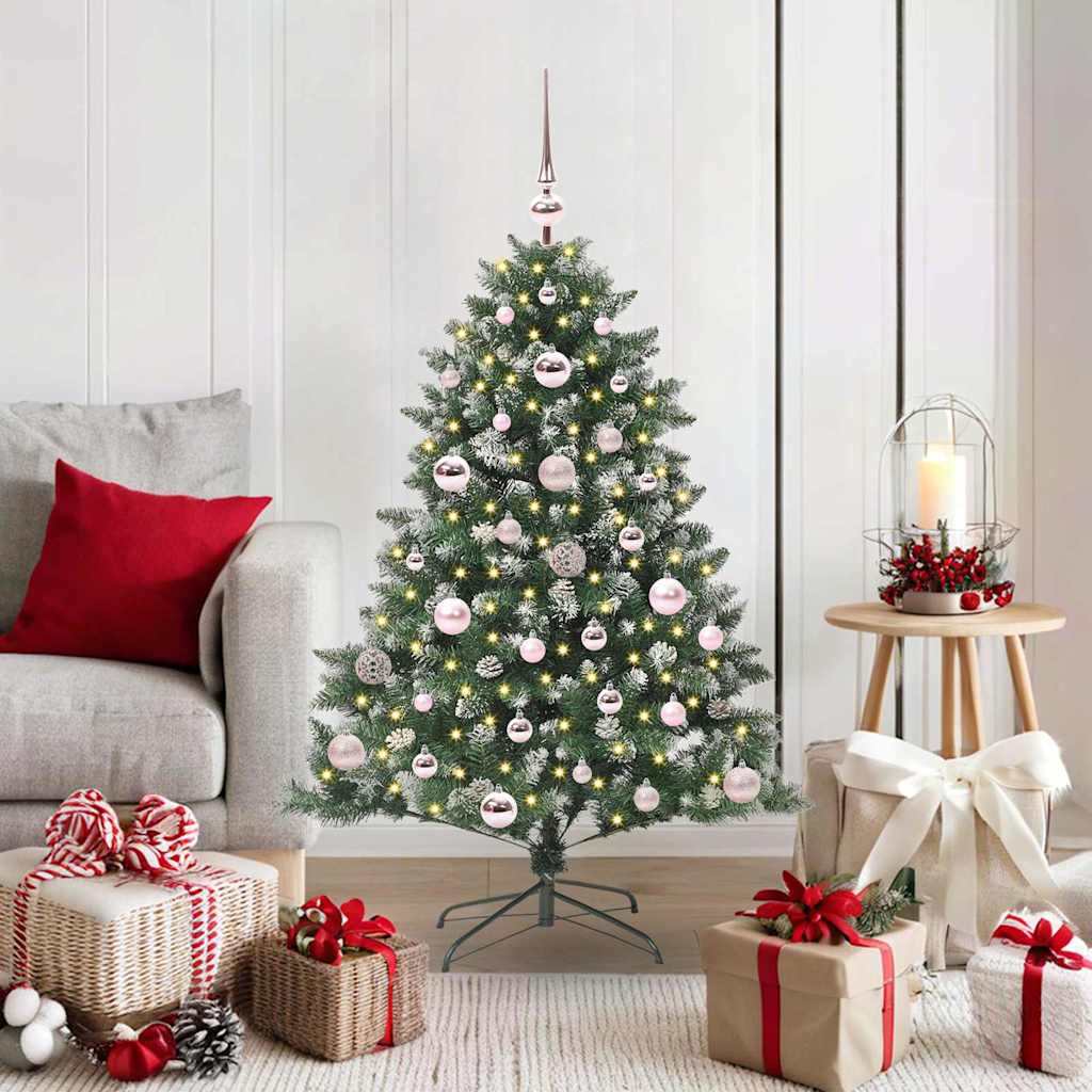 Albero di Natale artificiale con 150 LED Verde 85 x 85 x 120 cm
