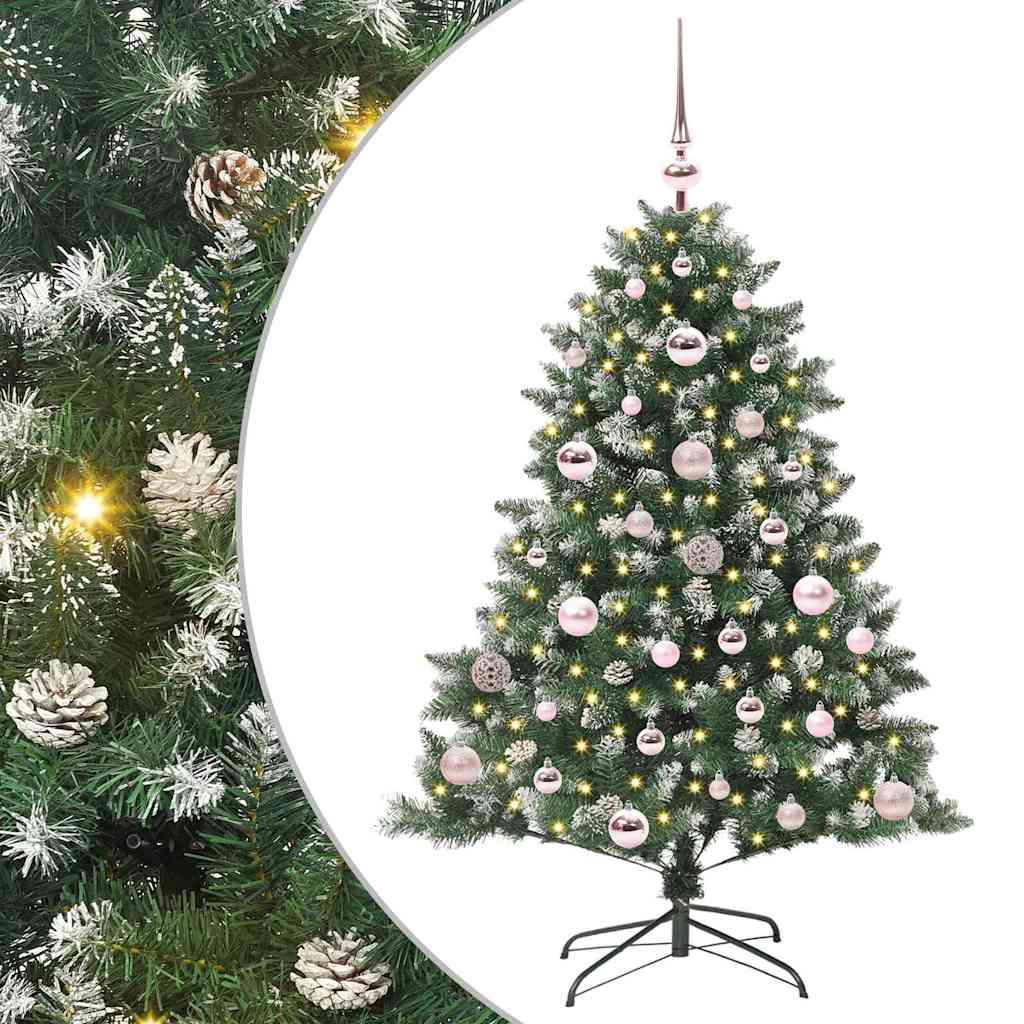 Albero di Natale artificiale con 150 LED Verde 85 x 85 x 120 cm