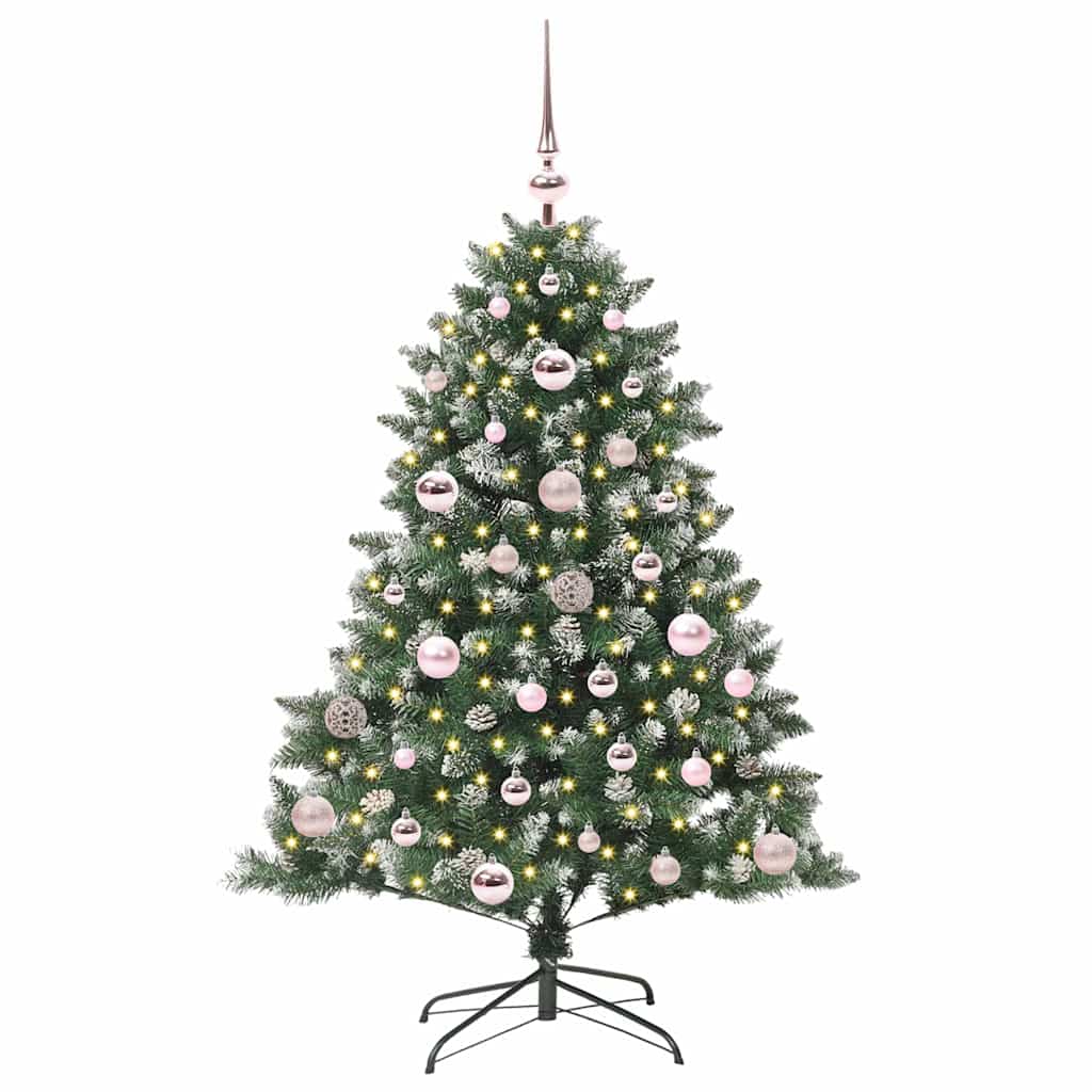 Albero di Natale artificiale con 150 LED Verde 85 x 85 x 120 cm