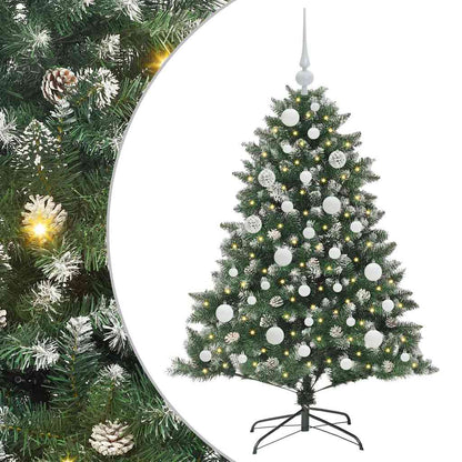 Albero di Natale artificiale con 150 LED Verde 85 x 85 x 120 cm