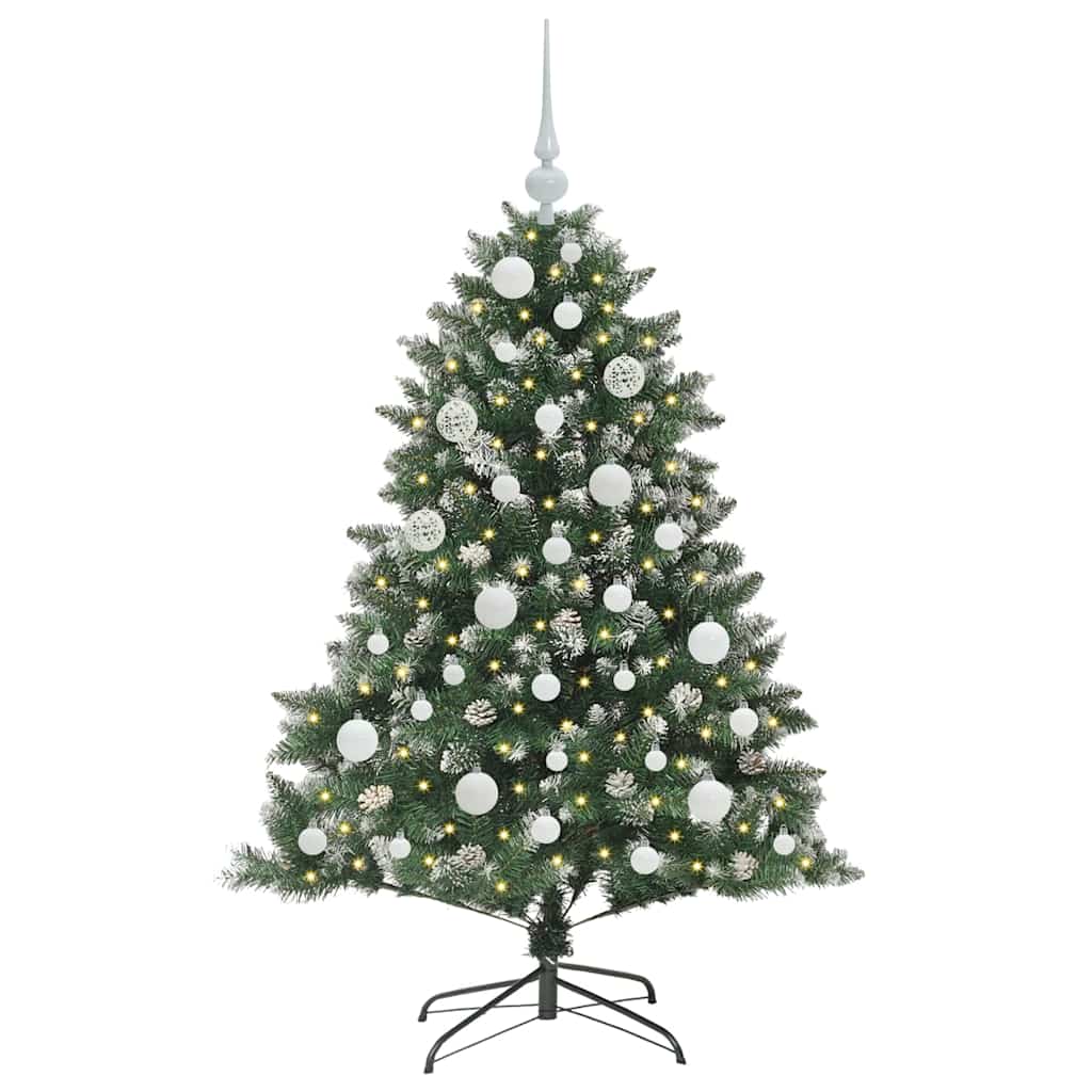 Albero di Natale artificiale con 150 LED Verde 85 x 85 x 120 cm