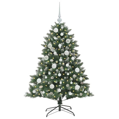 Albero di Natale artificiale con 150 LED Verde 85 x 85 x 120 cm