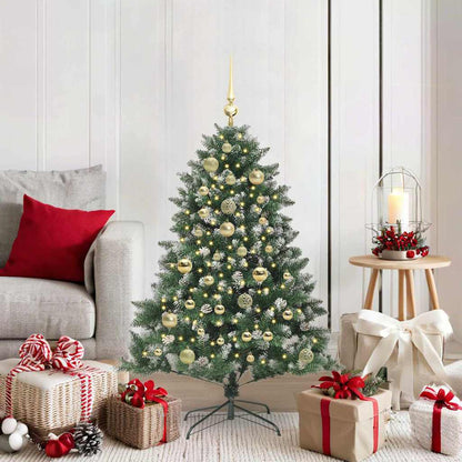 Albero di Natale artificiale con 150 LED Verde 85 x 85 x 120 cm