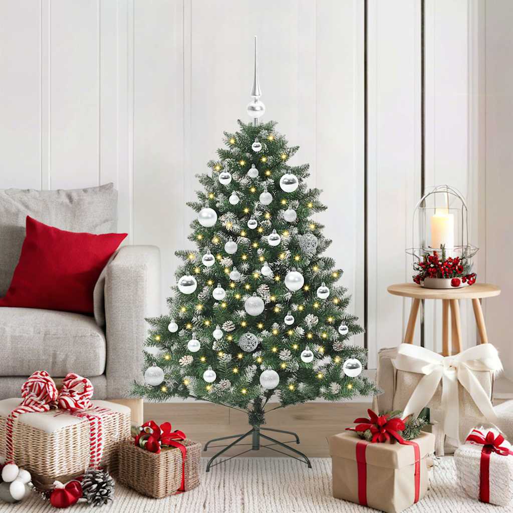 Albero di Natale artificiale con 150 LED Verde 85 x 85 x 120 cm