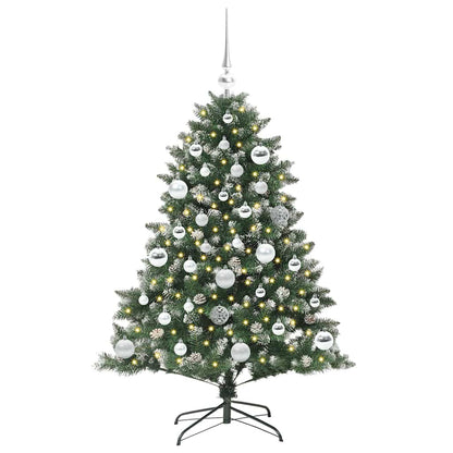 Albero di Natale artificiale con 150 LED Verde 85 x 85 x 120 cm