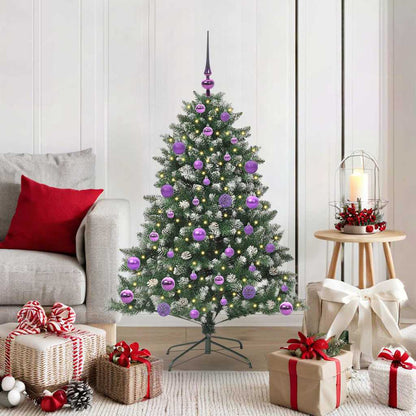 Albero di Natale artificiale con 150 LED Verde 85 x 85 x 120 cm