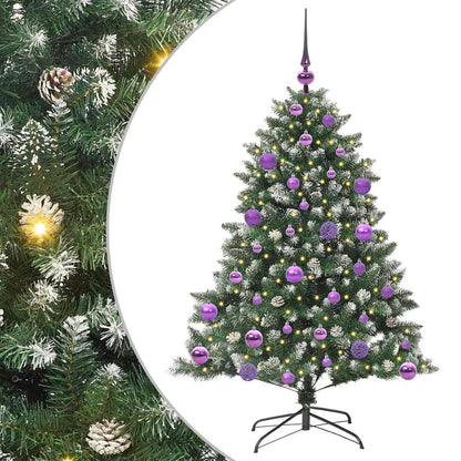 Albero di Natale artificiale con 150 LED Verde 85 x 85 x 120 cm
