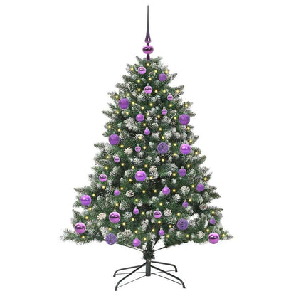 Albero di Natale artificiale con 150 LED Verde 85 x 85 x 120 cm