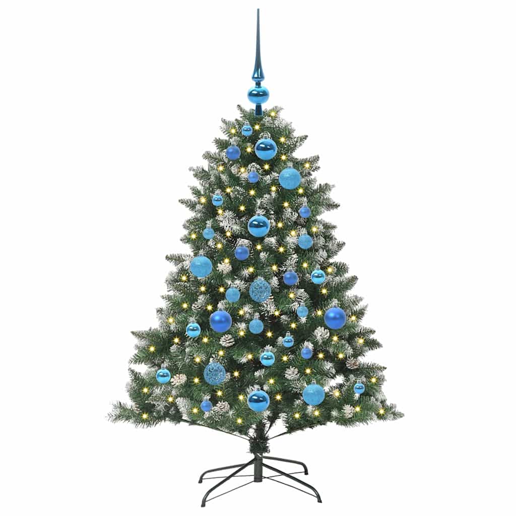 Albero di Natale artificiale con 150 LED Verde 85 x 85 x 120 cm