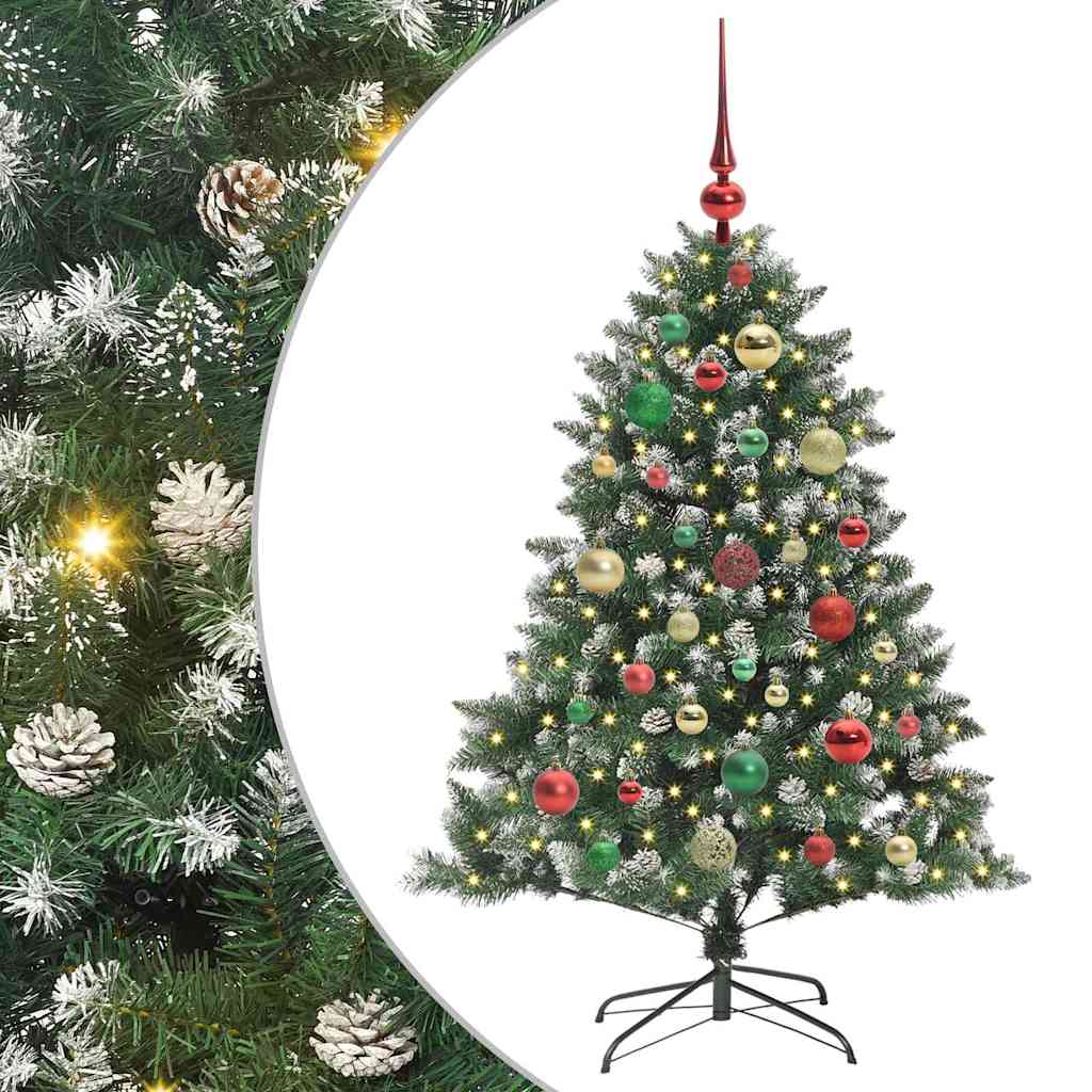 Albero di Natale artificiale con 150 LED Verde 85 x 85 x 120 cm