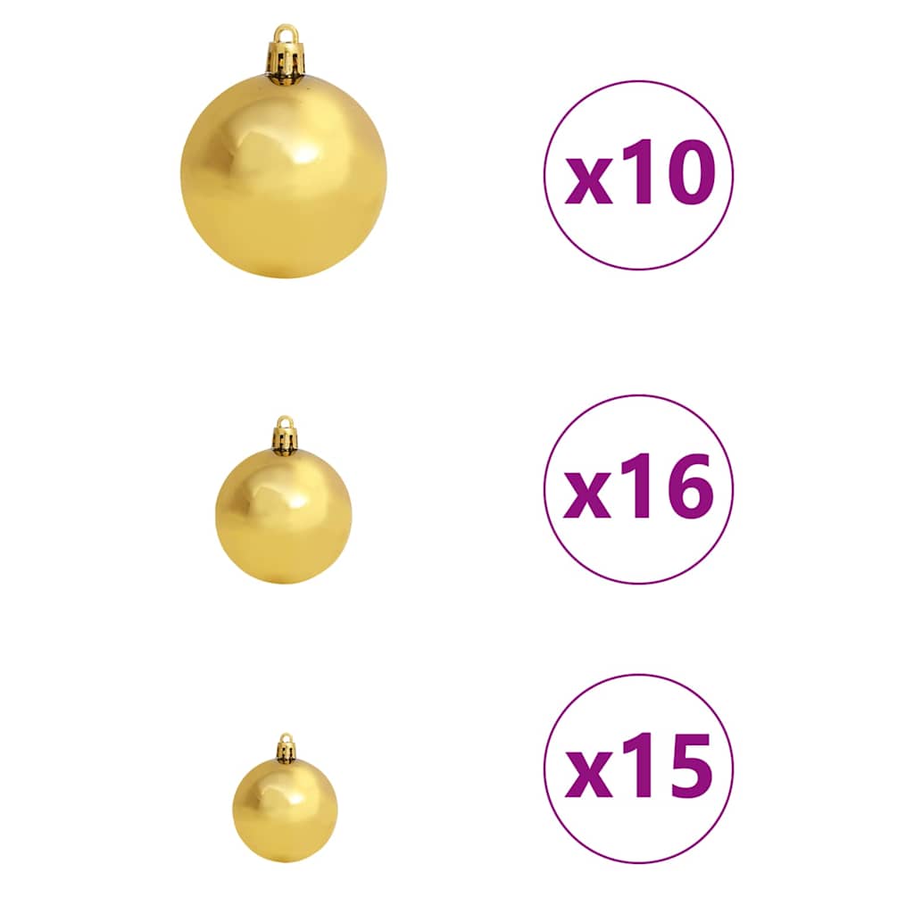 Albero di Natale Artificiale Sottile Verde e Bianco 210 cm | homemem39