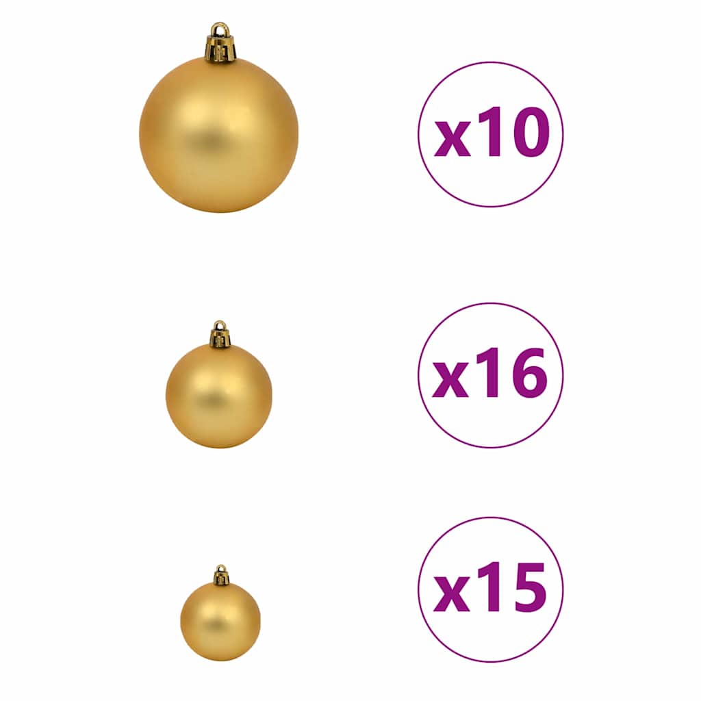 Albero di Natale Artificiale Sottile Verde e Bianco 210 cm | homemem39