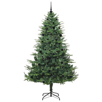 Albero di Natale artificiale preilluminato con set di palline