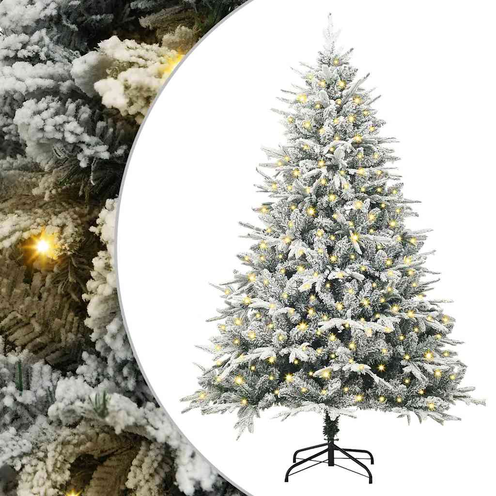 Albero di Natale artificiale con luci integrate Verde 180 cm