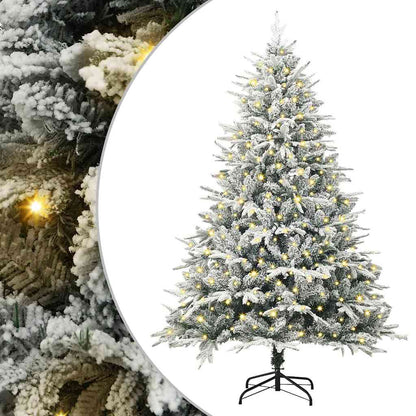 Albero di Natale artificiale con luci integrate Verde 180 cm